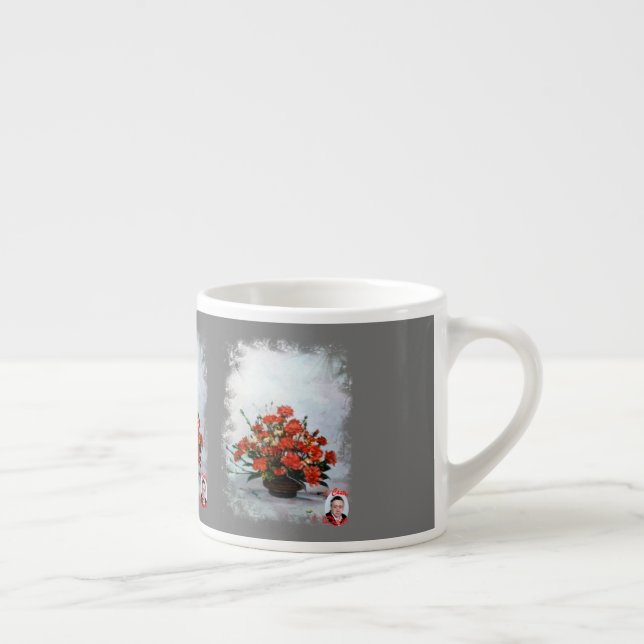 Taza de Espresso Bodegón de flores Espressomugg (Höger)