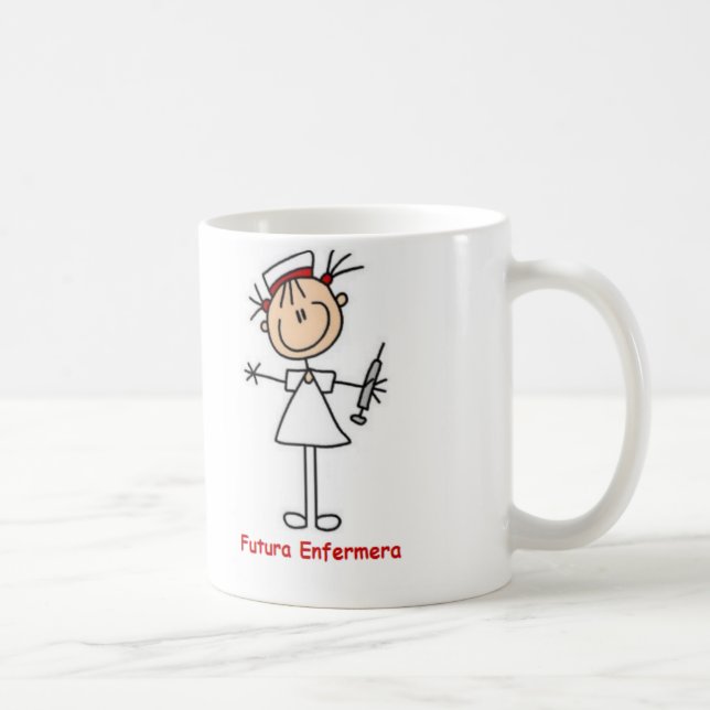 Taza de futura enfermera kaffemugg (Höger)