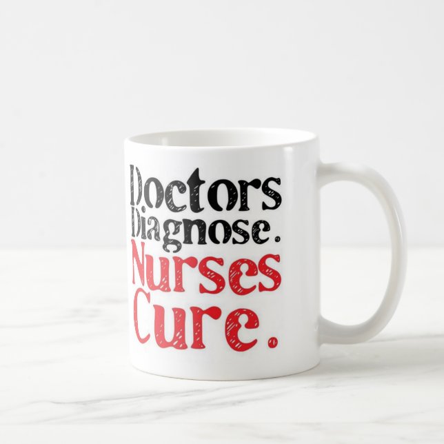 Taza de las enfermeras curan kaffemugg (Höger)