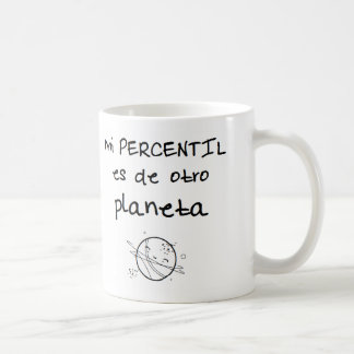 Taza de mi percentil es de otro planeta kaffemugg