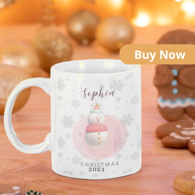 Taza de muñeco de nieve navideño personalizada Två-Tonad mugg (Skapare uppladdad)
