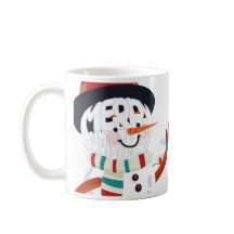 Taza de Muñeco de Nieve para Navidad