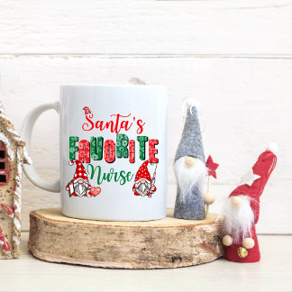 Taza de navidad para enfermera  kaffemugg