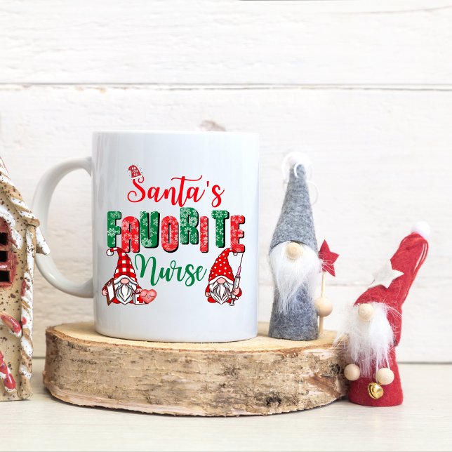 Taza de navidad para enfermera  kaffemugg (Skapare uppladdad)