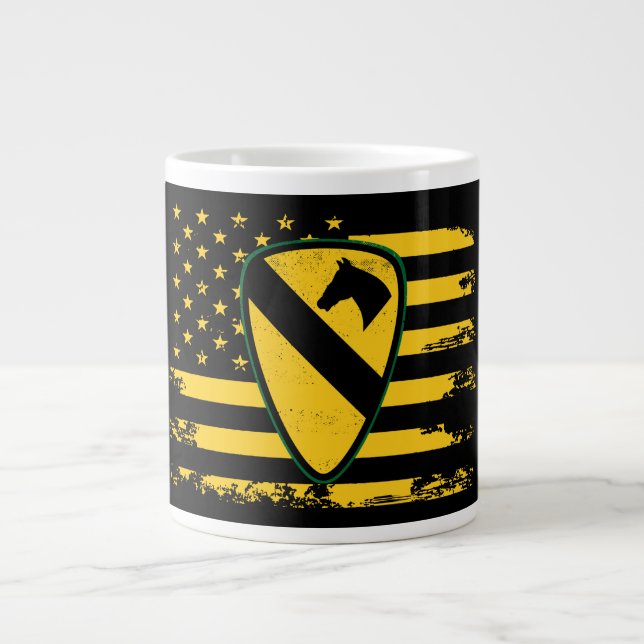 Taza De Porcelana 1.ª División de Caballería Jumbo Mugg (Framsidan)