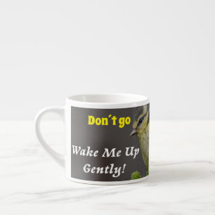 Taza De Porcelana Espesso väckte mig försiktigt Espressomugg