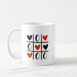 Taza de porcelana JUEGO DE CORAZONES Kaffemugg