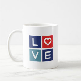 Taza de porcelana LOVE Kaffemugg