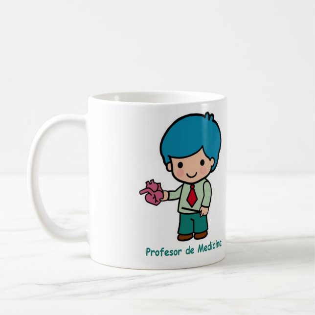 Taza de profesor de medicina o anatomía kaffemugg (Vänster)