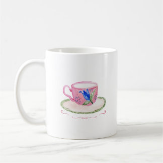 Taza de te floral kaffemugg