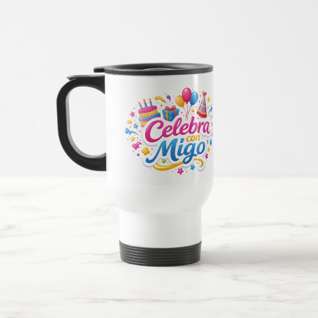 Taza de Viaje y de Regalo con Diseño “Celebra Conm Resemugg (Vänster)