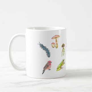 Taza de Vida Silvestre en Acuarela Kaffemugg