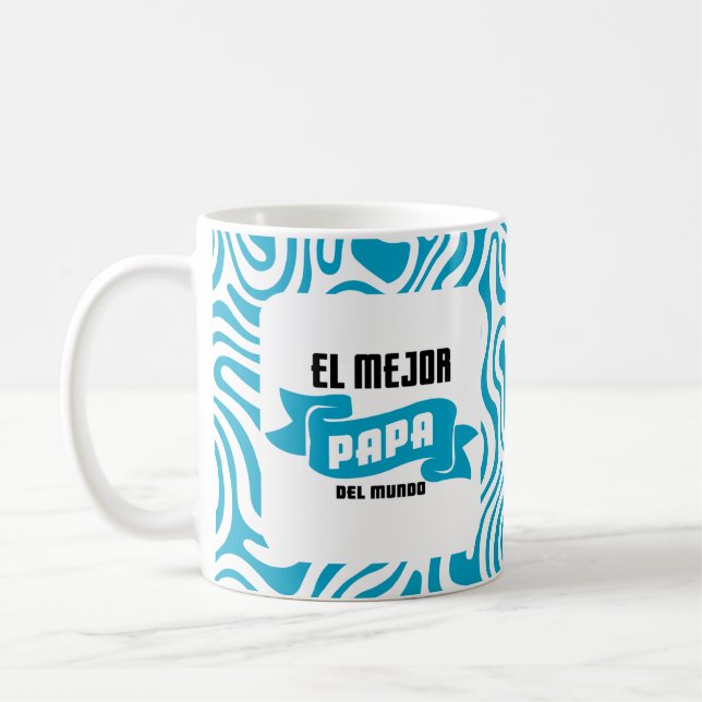 Taza del dias del padre kaffemugg (Vänster)