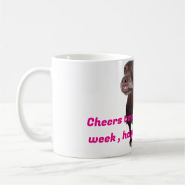 Taza desayuno con perrito divertido kaffemugg