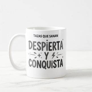 Taza Despiértate y conquista – Tazas motivación  Kaffemugg
