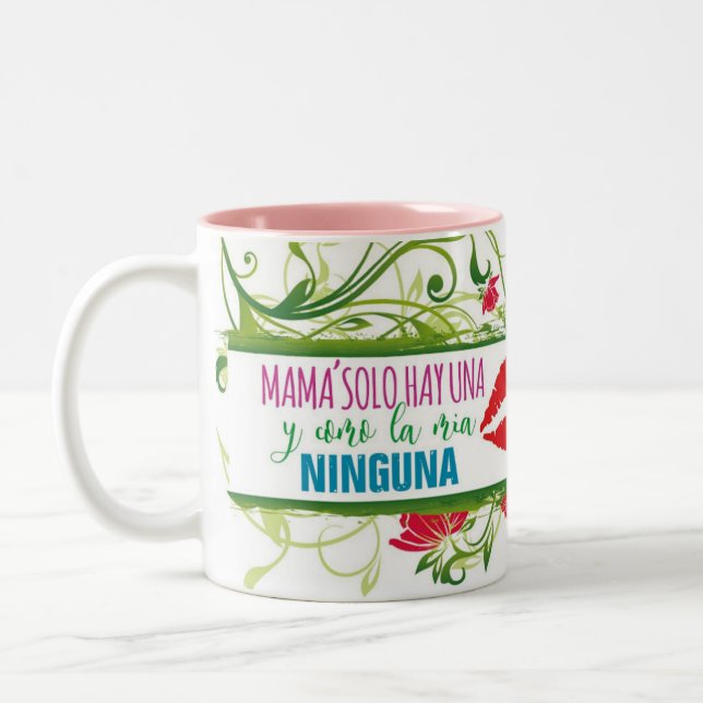 Taza Día de las Madres Två-Tonad Mugg (Vänster)
