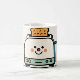 Taza Divertida de Tostadora Minimalista Kaffemugg