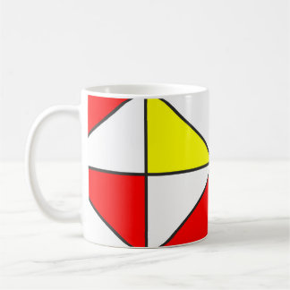 Taza en colores primarios kaffemugg