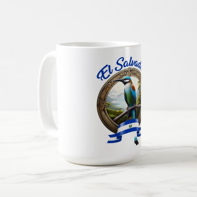 TAZA  ESCUDO TOROGOZ EL SALVADOR KAFFEMUGG (Framsida vänster)