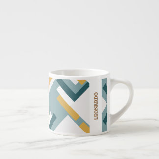 Taza Espresso diseño geométrico personalizado Espressomugg