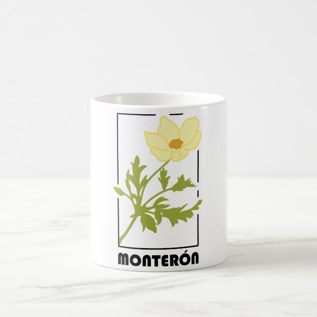 Taza estampado de flor Monterón Kaffemugg (Center)