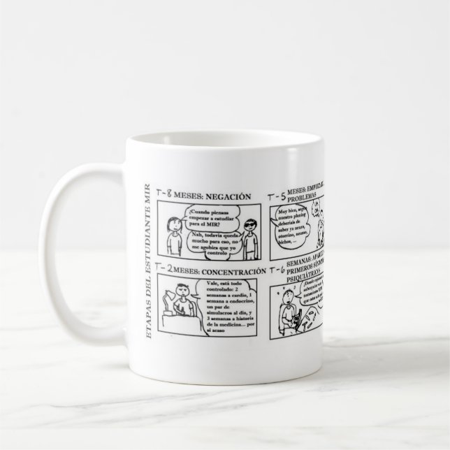 Taza etapas estudiante MIR Kaffemugg (Vänster)