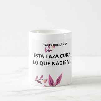 Taza frase sanación kaffemugg