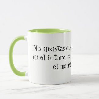TAZA frases de Buda. Chakra Verde Mugg