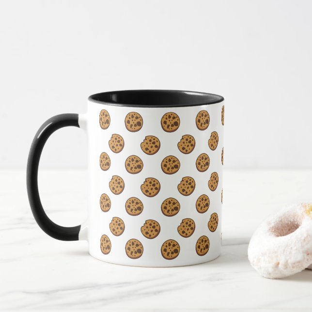 Taza galletas chispas de chocolate mugg (Med munk)