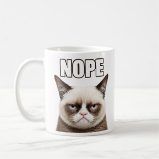 Taza Grumpy Cat NOPE Mug Kaffemugg