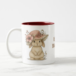Taza Happy Easter para café Två-Tonad Mugg