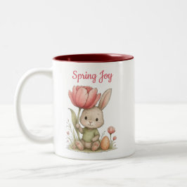 Taza Happy Easter para café Två-Tonad Mugg