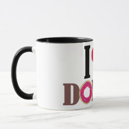 Taza I LOVE DONUTS Mugg