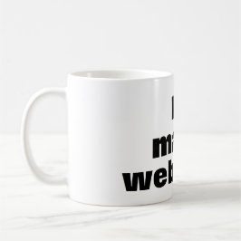 Taza I love make websites Kaffemugg
