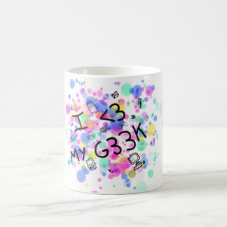 Taza I love my geek Kaffemugg