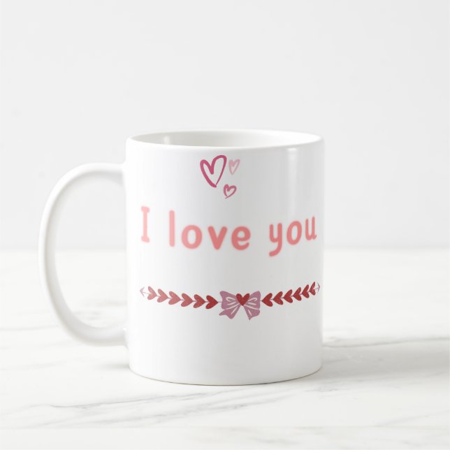 Taza I Love You Colección Con Mucho Amor ❤️  Kaffemugg (Vänster)