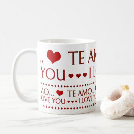 Taza - I Love You Kaffemugg