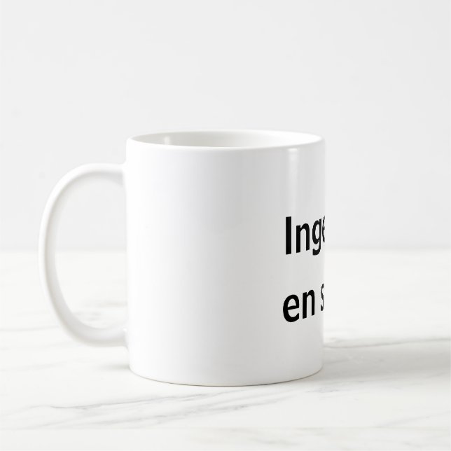 Taza ingeniero en sonido kaffemugg (Vänster)