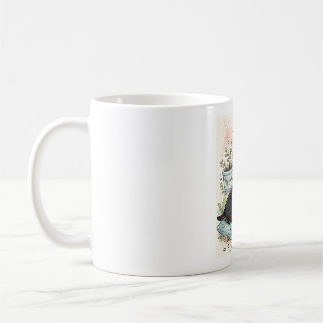 Taza Kawaii Perrito Cute Kaffemugg (Vänster)
