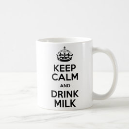 Taza Keep Calm Milk Kaffemugg