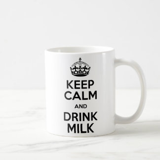 Taza Keep Calm Milk Kaffemugg