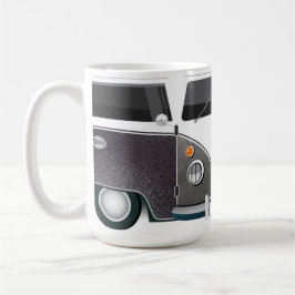 Taza Kombi Gris Vintage – Estilo Retro Industrial  Kaffemugg