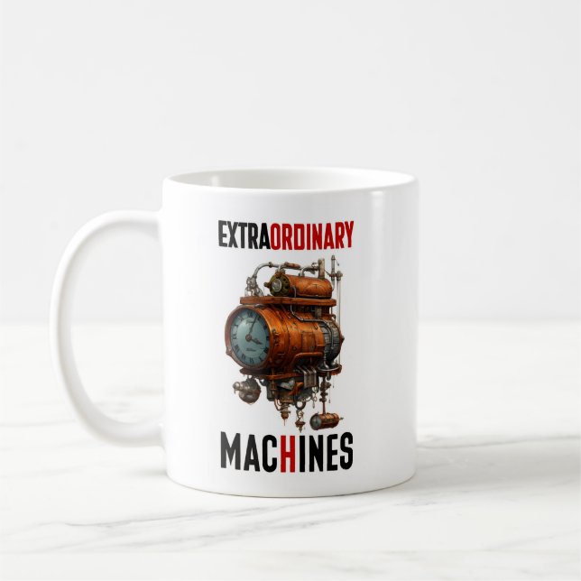Taza la colección EXTRAORDINARY MACHINES 06 Kaffemugg (Vänster)