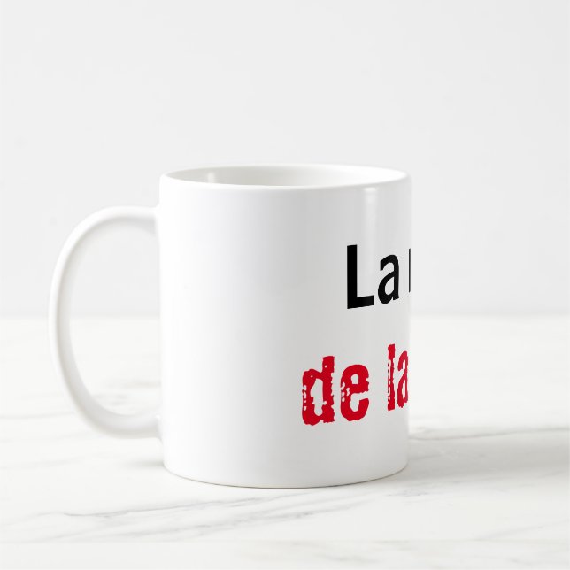 Taza la reina de la noche kaffemugg (Vänster)