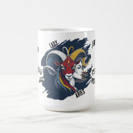 Taza Lady Aries - Coffee Mug Horóscopo Mujer Kaffemugg
