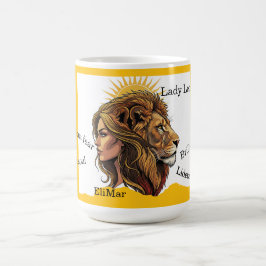Taza Lady Leo León Zodíaco Kaffemugg