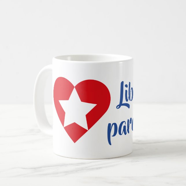 Taza Libertad para Cuba Kaffemugg (Framsida vänster)