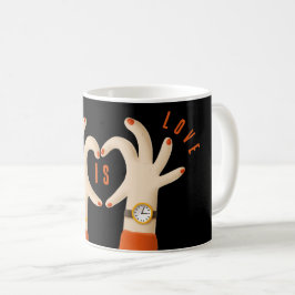 Taza Love is Love Kaffemugg