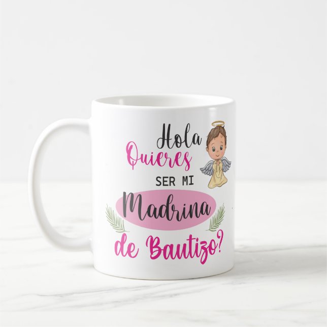 TAZA MADRINA DE BAUTIZO KAFFEMUGG (Vänster)