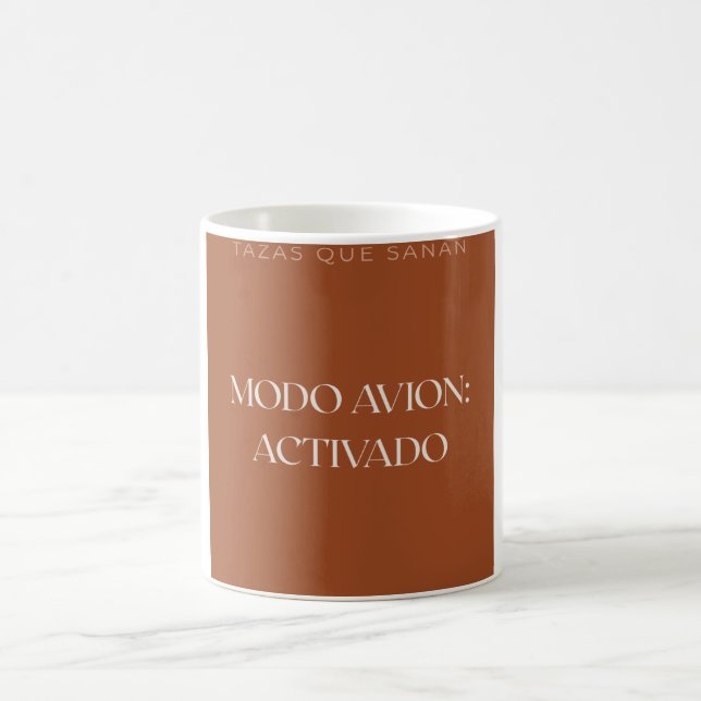 Taza Modo Avión Activo – Tazas que sanan Kaffemugg (Center)